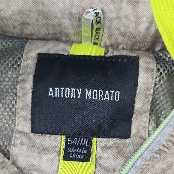 Antony Morato Men's Beige‎ Safari Long Sleeve Collared Full Zip Jacket Size XXL - Picture 2 of 9